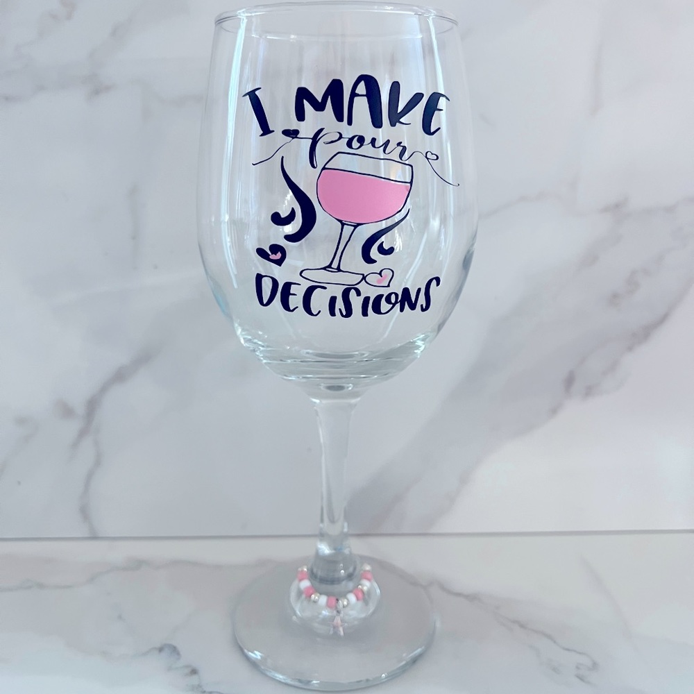 Wine stemware glass